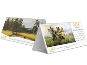 заказать печать 500 календарей-домиков перекидных «210x110x77 мм.» 13 листов, 4+4